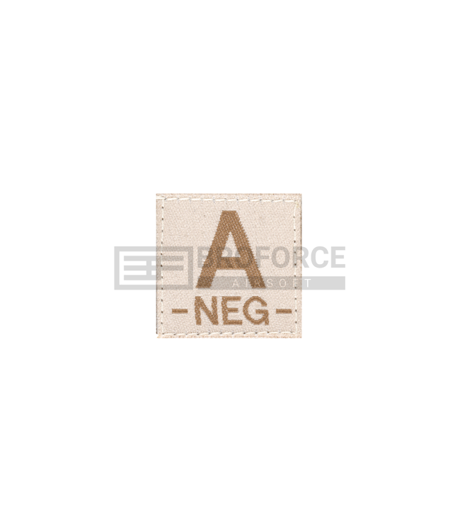 Clawgear A Neg Bloodgroup Patch - Desert