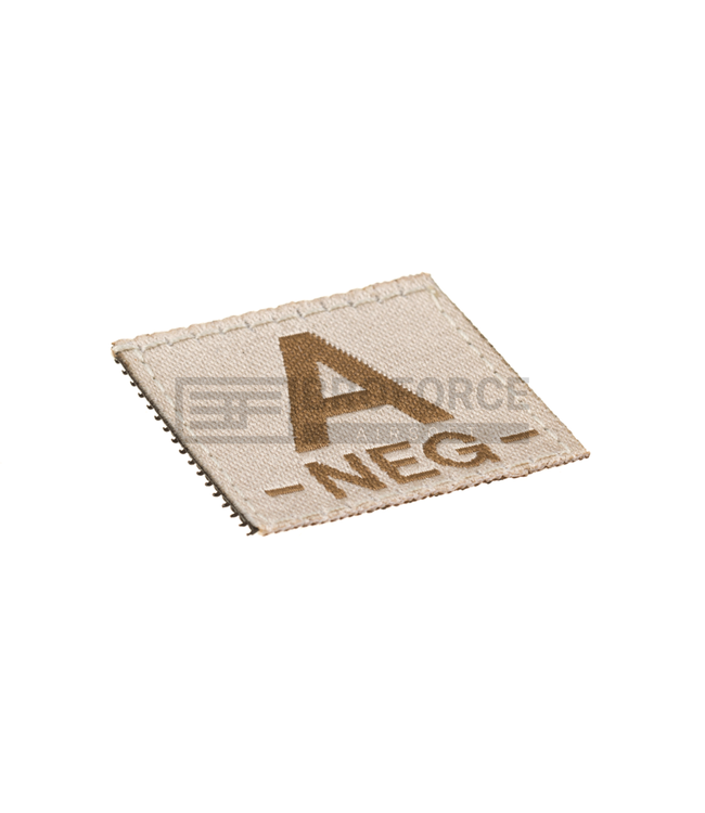 Clawgear A Neg Bloodgroup Patch - Desert