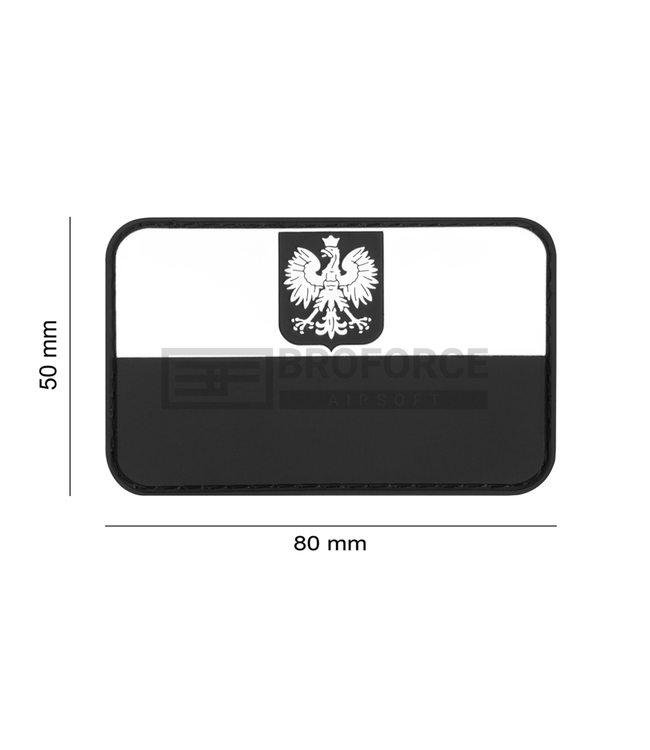 JTG Poland Flag Rubber Patch - SWAT