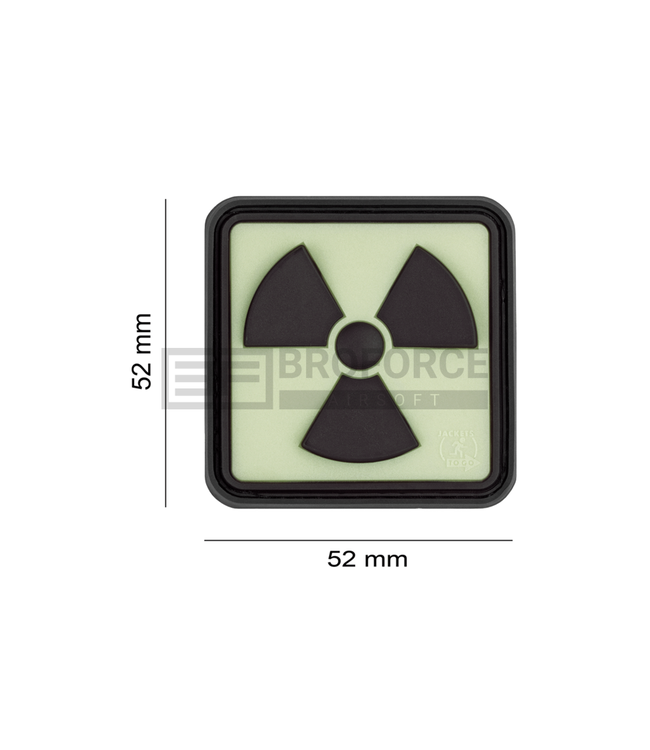 JTG Radioactive Rubber Patch - Glow Back