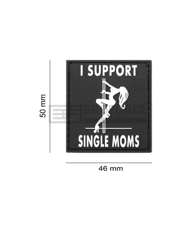 JTG I Support Single Mums Rubber Patch - SWAT