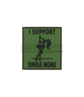 JTG I Support Single Mums Rubber Patch - Forest