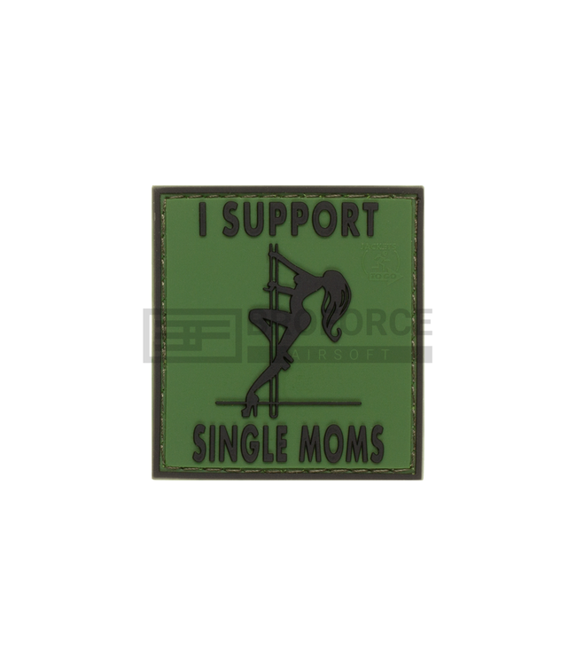JTG I Support Single Mums Rubber Patch - Forest