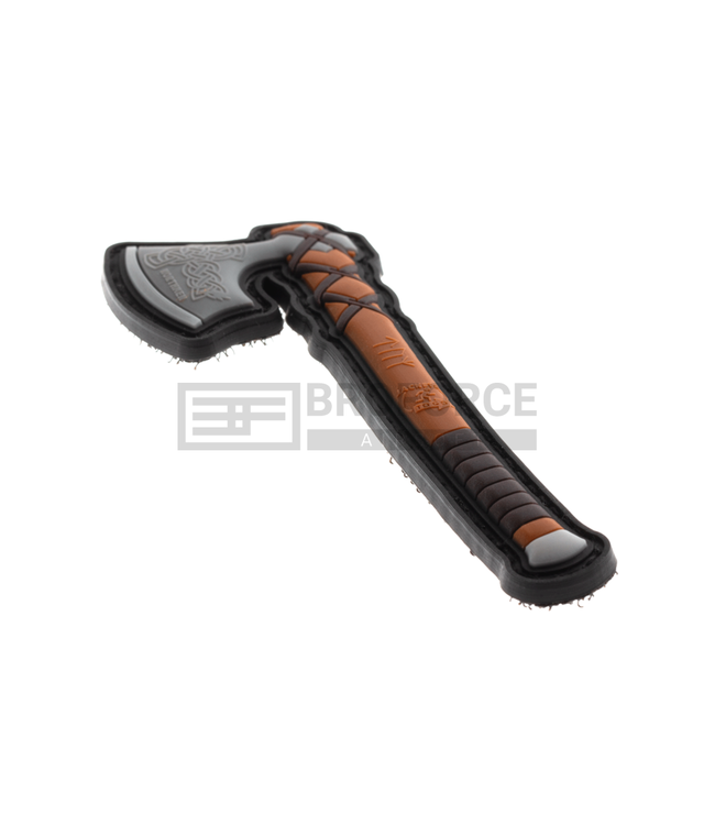 JTG Viking Northmen Axe Rubber Patch - Multicolor