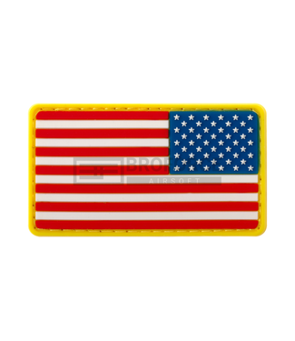 JTG US Flag Rubber Patch Reversed - Multicolor