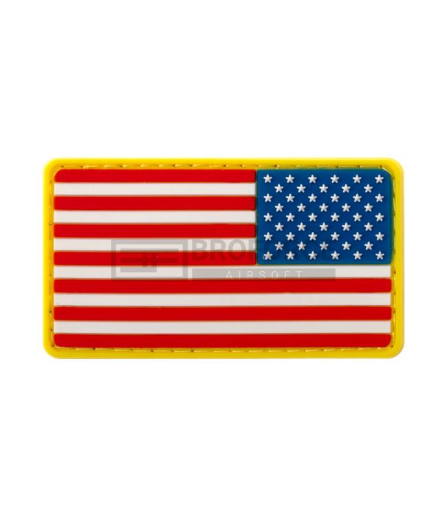 JTG US Flag Rubber Patch Reversed - Multicolor