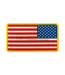 JTG US Flag Rubber Patch Reversed - Multicolor