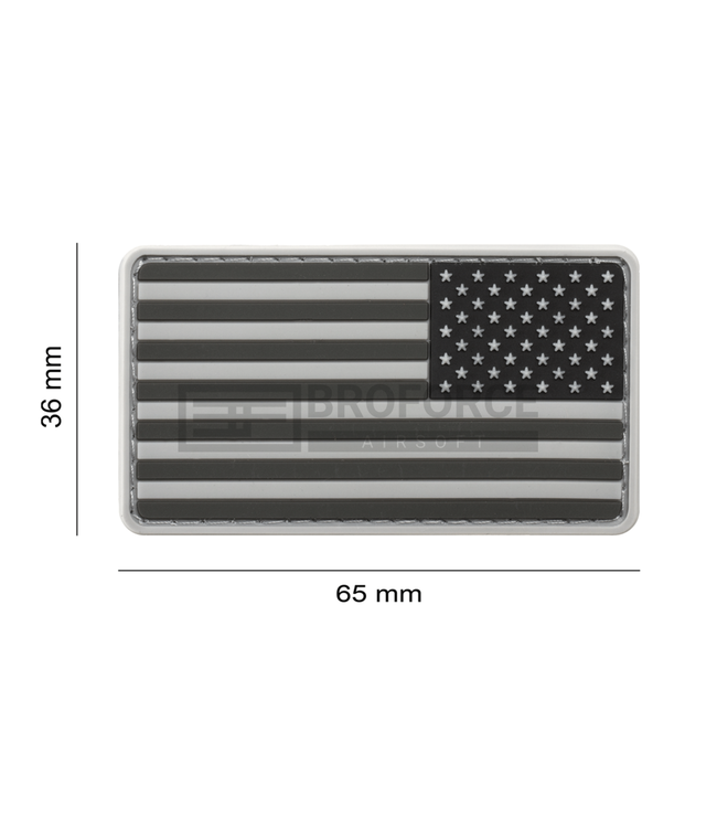 JTG US Flag Rubber Patch Reversed - SWAT