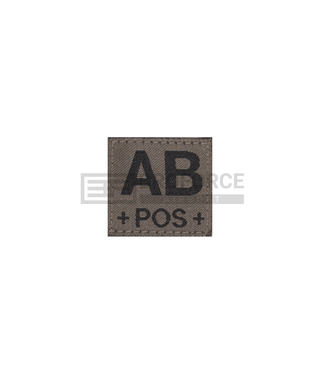 Clawgear AB Pos Bloodgroup Patch - RAL7013 Clawgear AB Pos Bloodgroup Patch - RAL7013