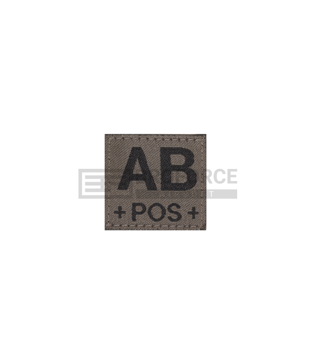 Clawgear AB Pos Bloodgroup Patch - RAL7013