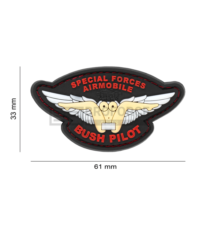 JTG Bush Pilot Rubber Patch - Multicolor