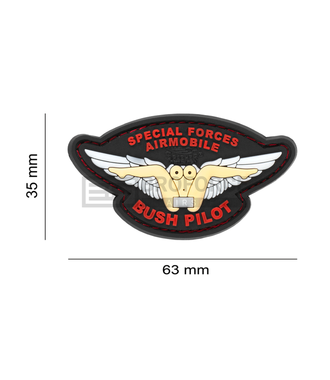 JTG Bush Pilot Rubber Patch - Multicolor