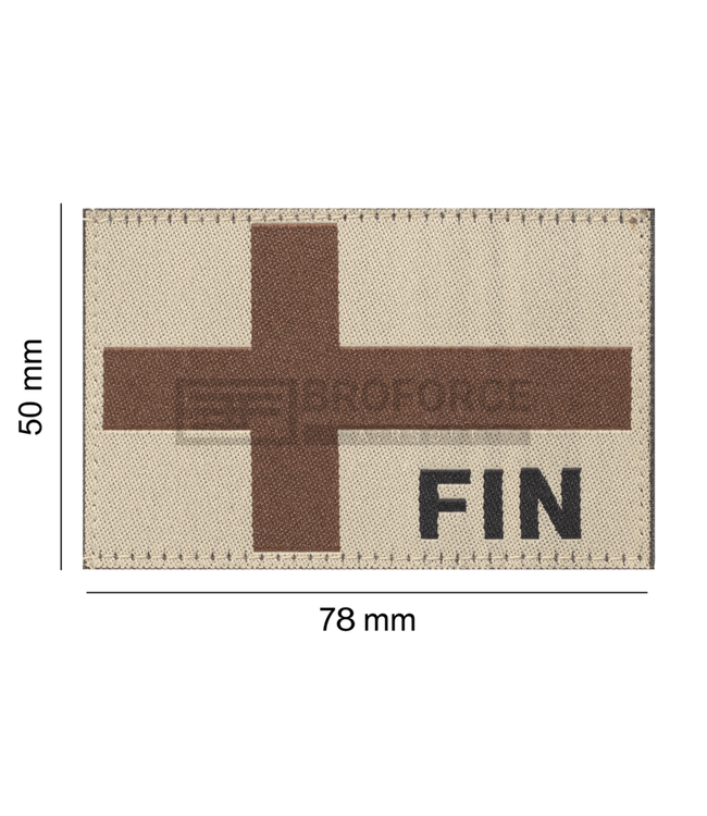 Clawgear Finland Flag Patch - Desert