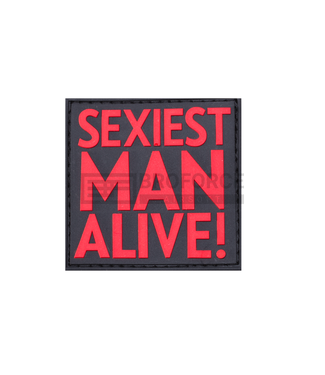 JTG Sexiest Man Alive Rubber Patch - Blackmedic