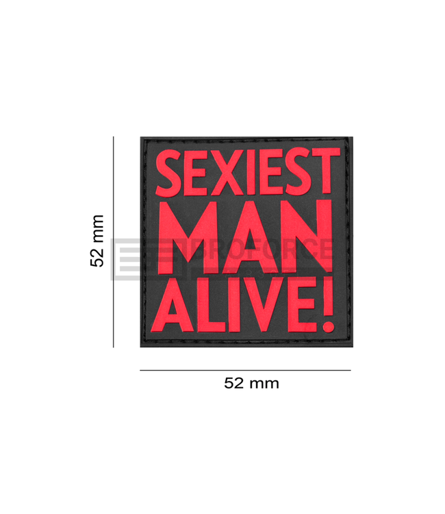 JTG Sexiest Man Alive Rubber Patch - Blackmedic
