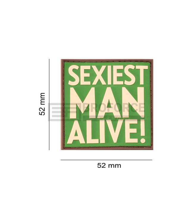 JTG Sexiest Man Alive Rubber Patch - Green