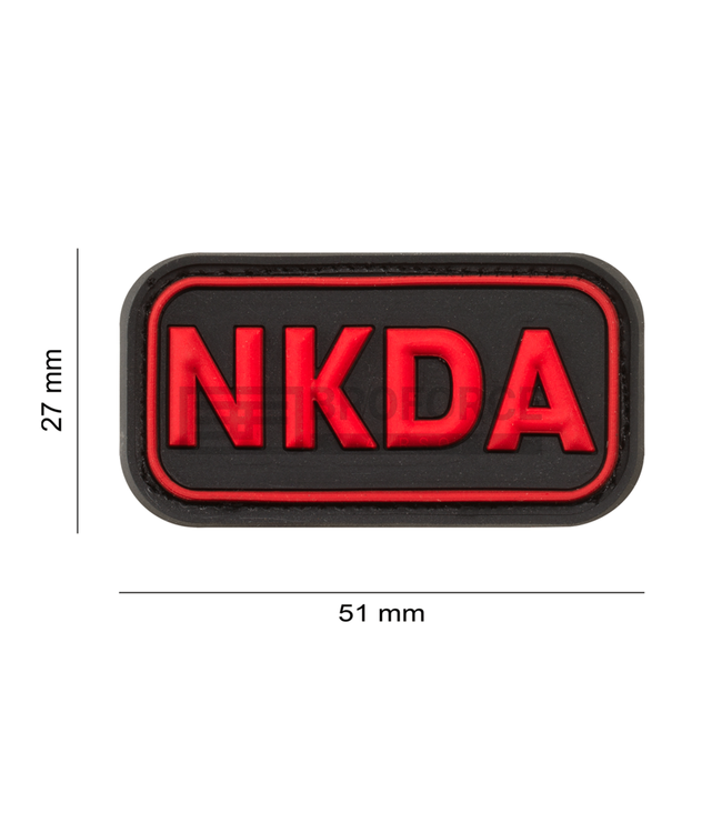 JTG NKDA Rubber Patch - Blackmedic