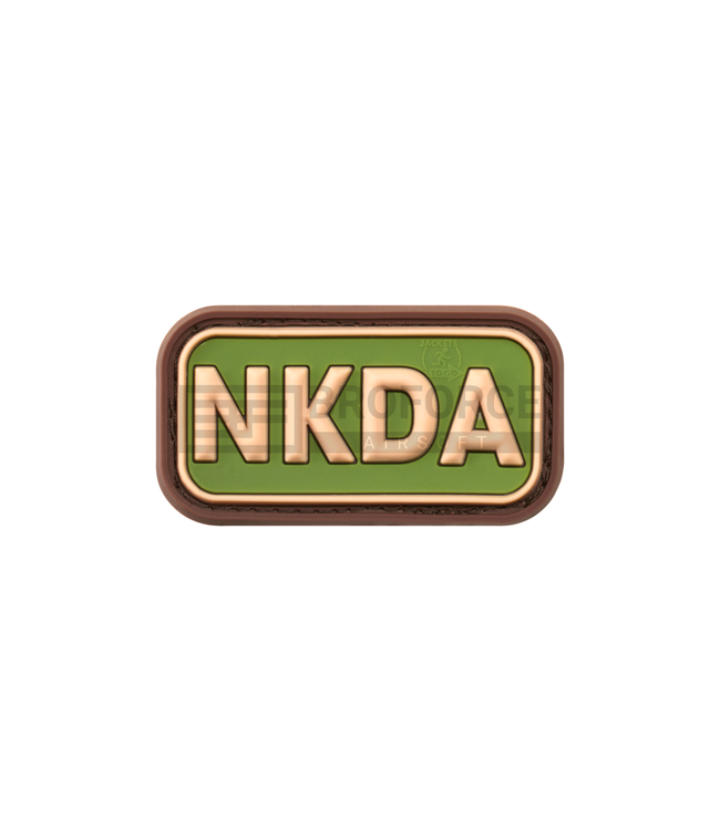 JTG NKDA Rubber Patch - Green