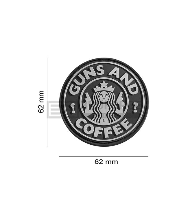 JTG Guns and Coffee Rubber Patch - SWAT
