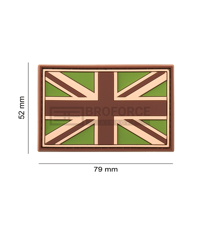 JTG Great Britain Rubber Patch - Green