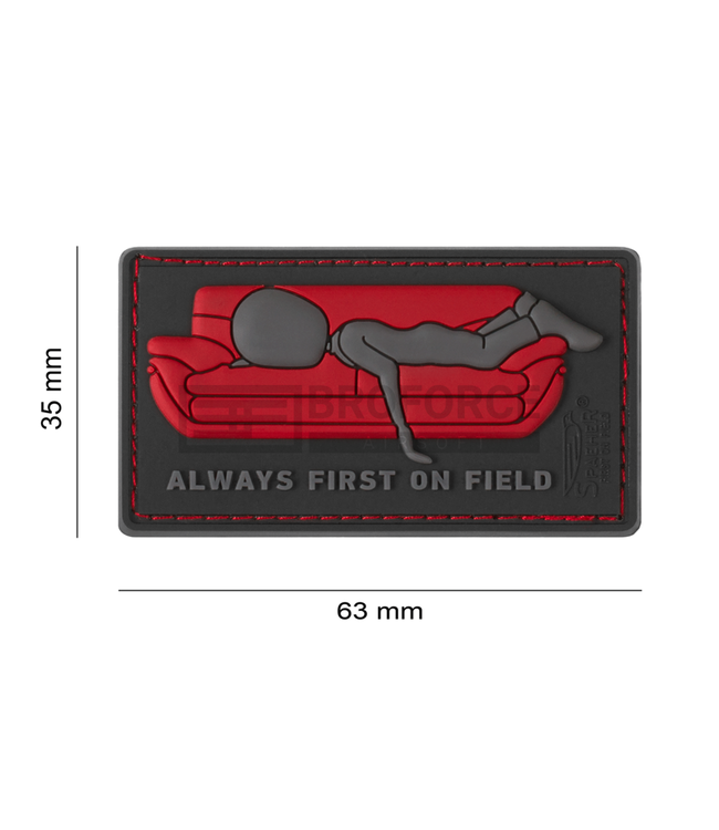 JTG Always First on Couch Rubber Patch - Multicolor