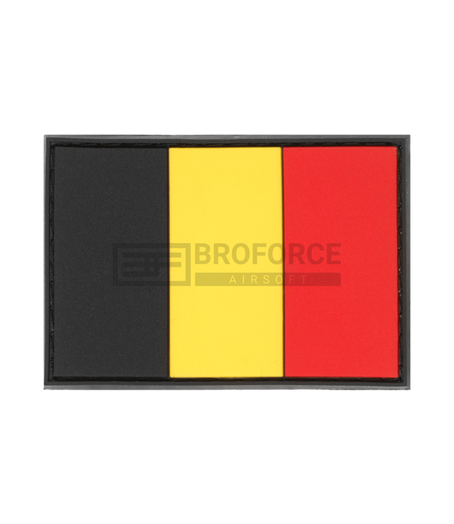 JTG Belgium Flag Rubber Patch - Multicolor