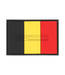 JTG Belgium Flag Rubber Patch - Multicolor