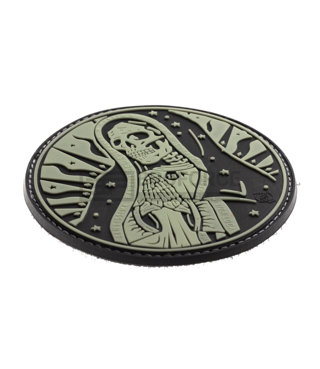 JTG Santa Muerte Rubber Patch - Glow