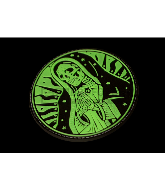 JTG Santa Muerte Rubber Patch - Glow