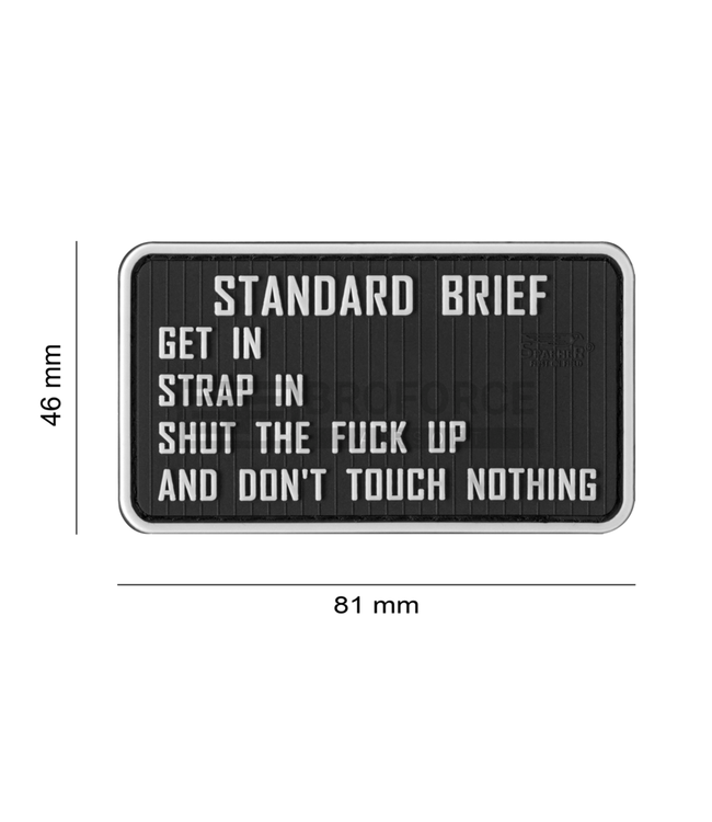 JTG Standardbriefing Rubber Patch - Multicolor