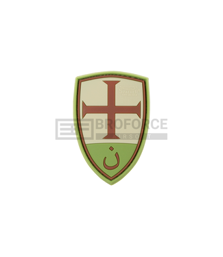 JTG Crusader Shield Rubber Patch - Green