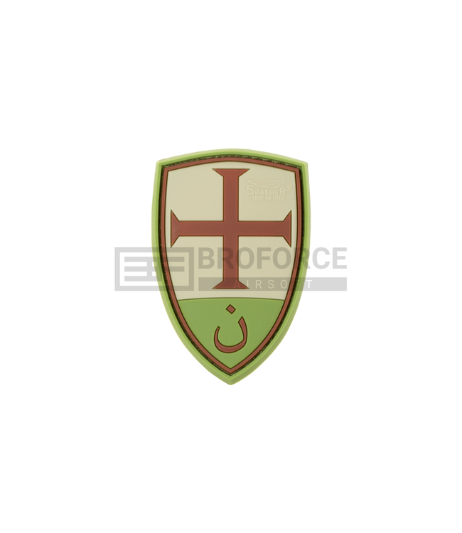 JTG Crusader Shield Rubber Patch - Green