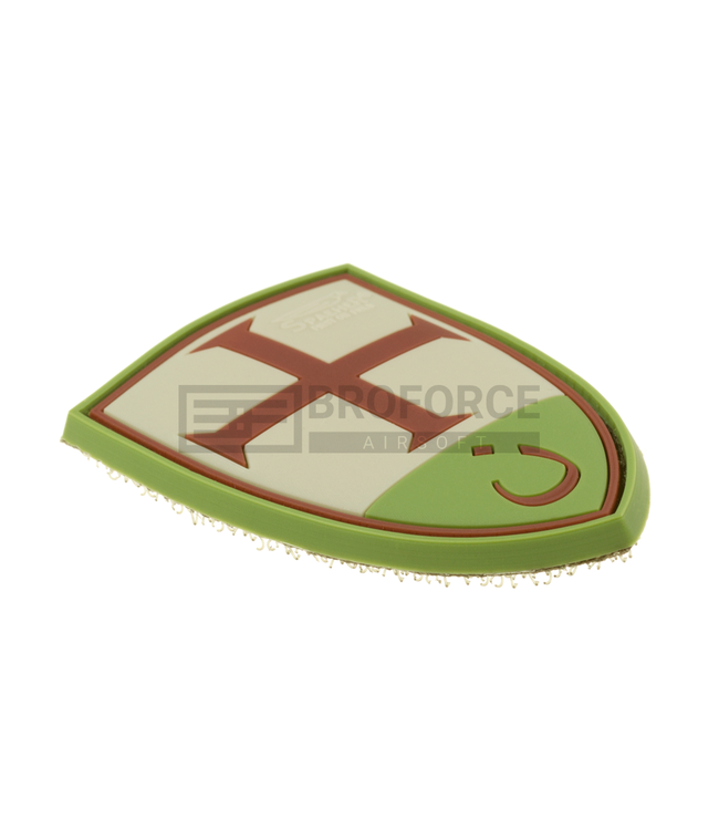JTG Crusader Shield Rubber Patch - Green