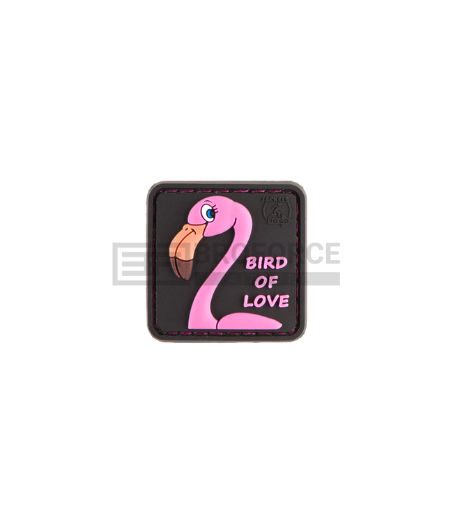 JTG Bird of Love Rubber Patch - Multicolor