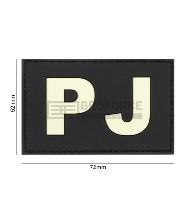 JTG PJ Rubber Patch - Glow
