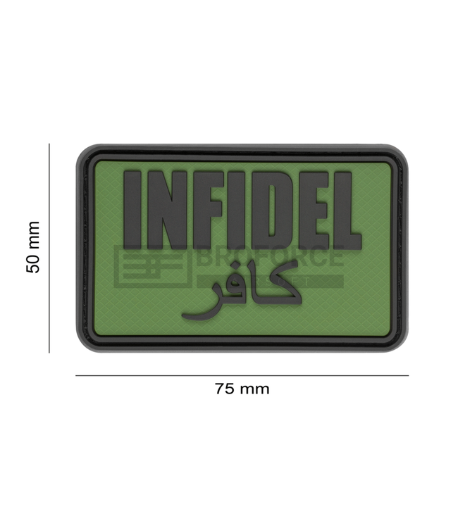 JTG Infidel Large Rubber Patch - Forest
