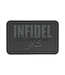 JTG Infidel Large Rubber Patch - Blackops
