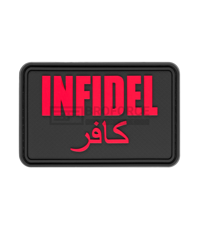 JTG Infidel Large Rubber Patch - Blackmedic