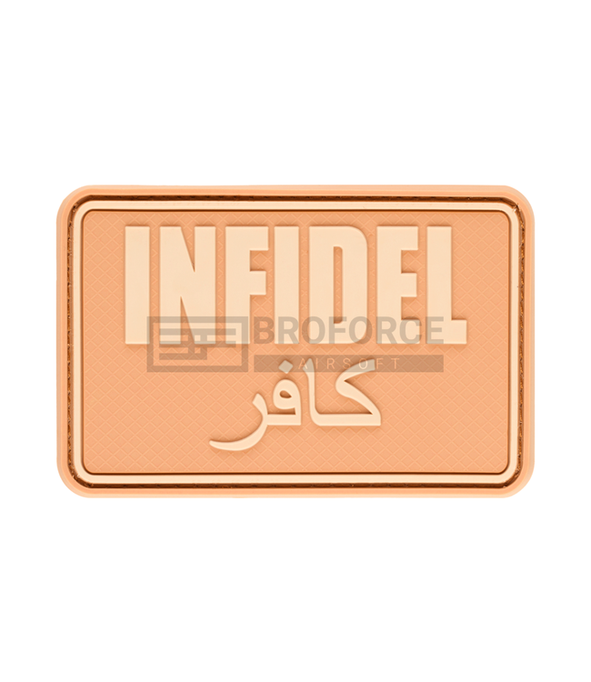 JTG Infidel Large Rubber Patch - Desert