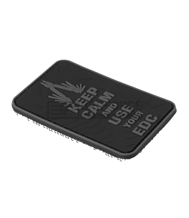 JTG Keep Calm EDC Rubber Patch - Blackops