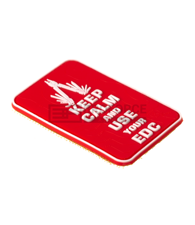 JTG Keep Calm EDC Rubber Patch - Multicolor
