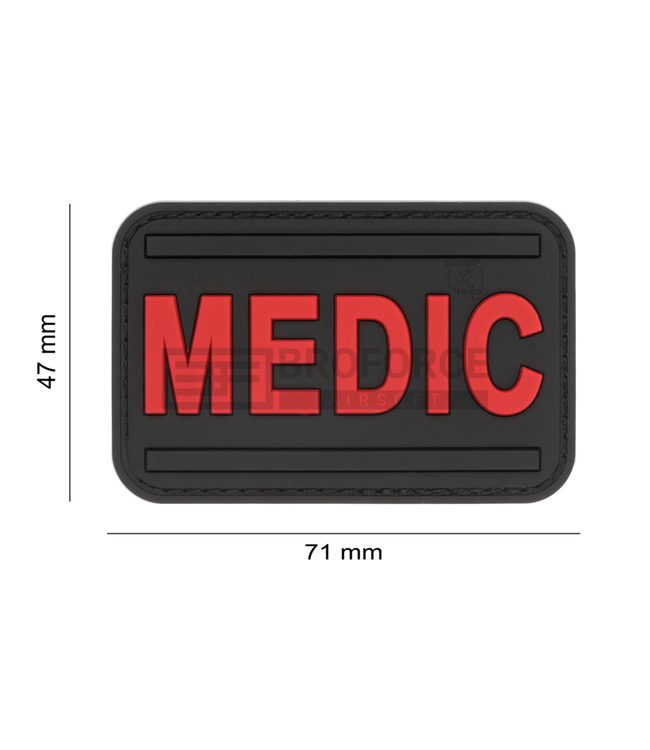 JTG Medic Rubber Patch - Blackmedic