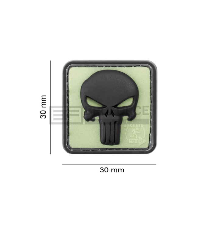 JTG Punisher Rubber Patch - Glow Back