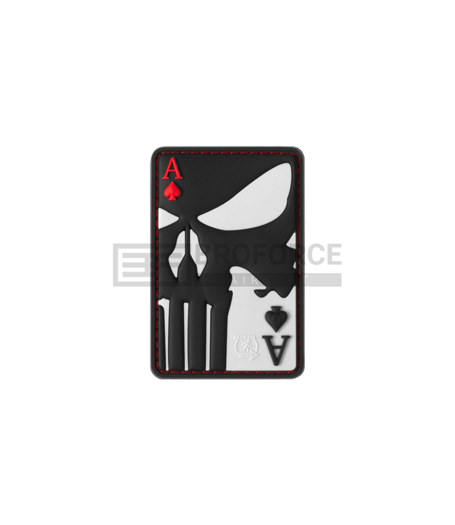 JTG Punisher Ace of Spades Rubber Patch - Multicolor