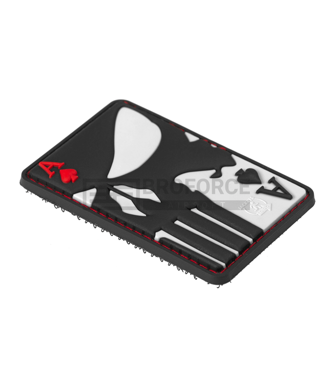 JTG Punisher Ace of Spades Rubber Patch - Multicolor