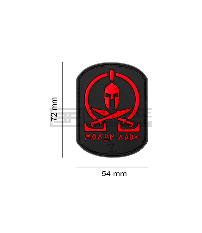 JTG Molon Labe Rubber Patch - Blackmedic