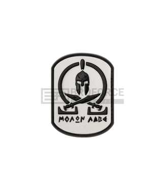 JTG Molon Labe Rubber Patch - White