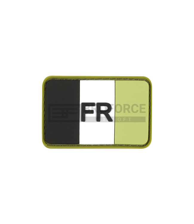 JTG France Flag Rubber Patch - Forest