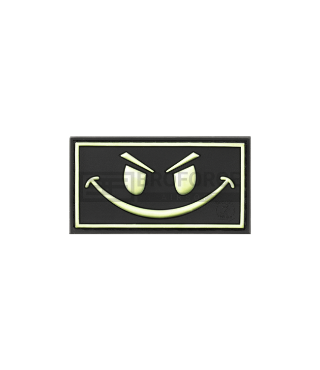 JTG Evil Smile Rubber Patch - Glow