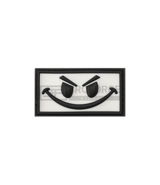 JTG Evil Smile Rubber Patch - White